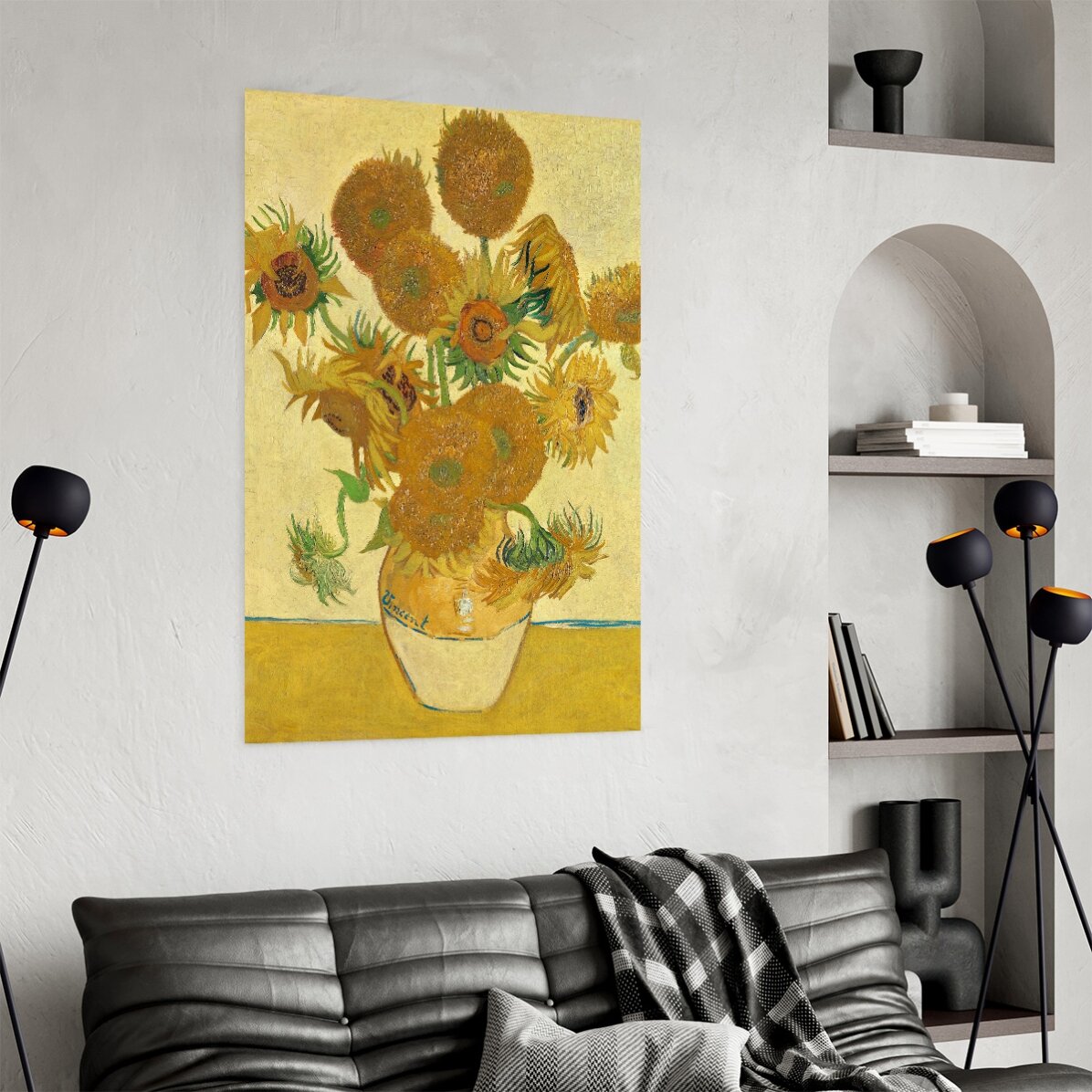 Poster Vincent van Gogh, Zonnebloem 1888