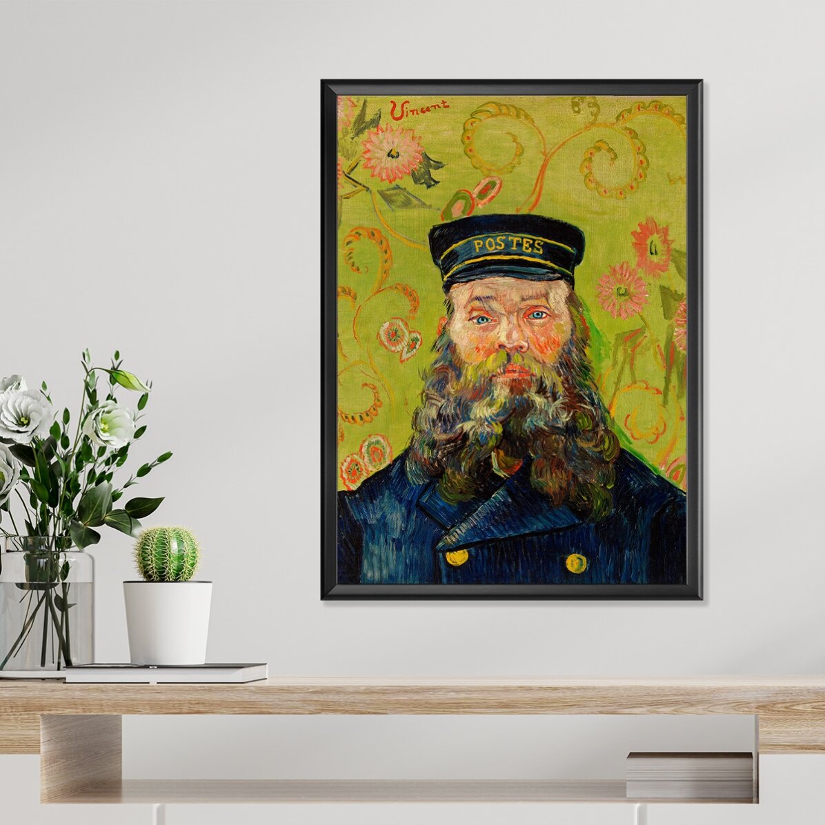 Poster Vincent van Gogh, De postbode Joseph Roulin 1889