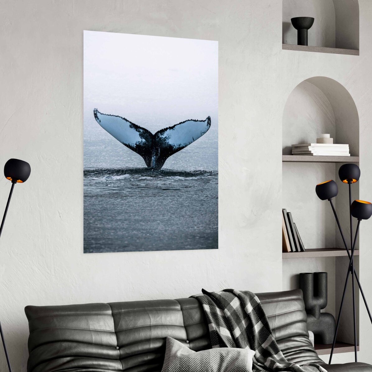Whale Tail Poster