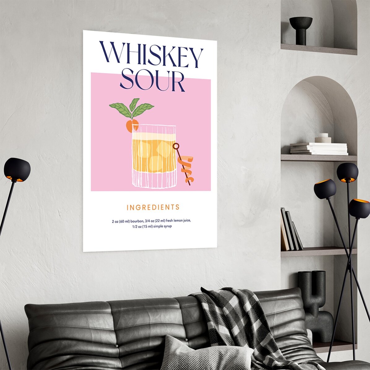 Poster Whiskey Sour