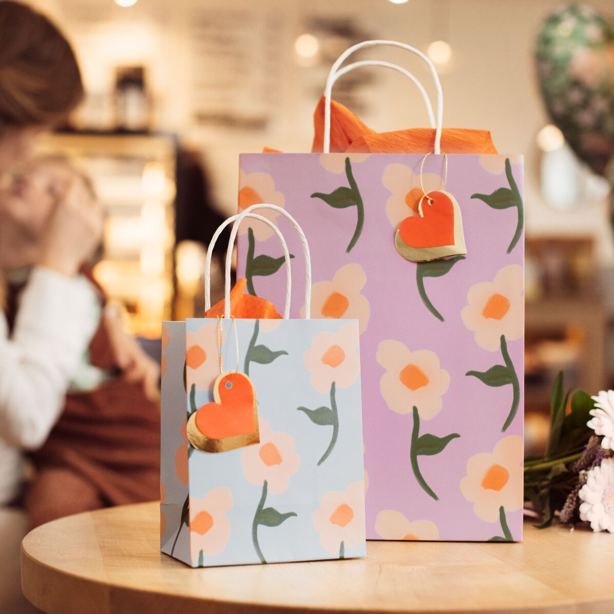 Cadeauzakje - model met bloemenmix