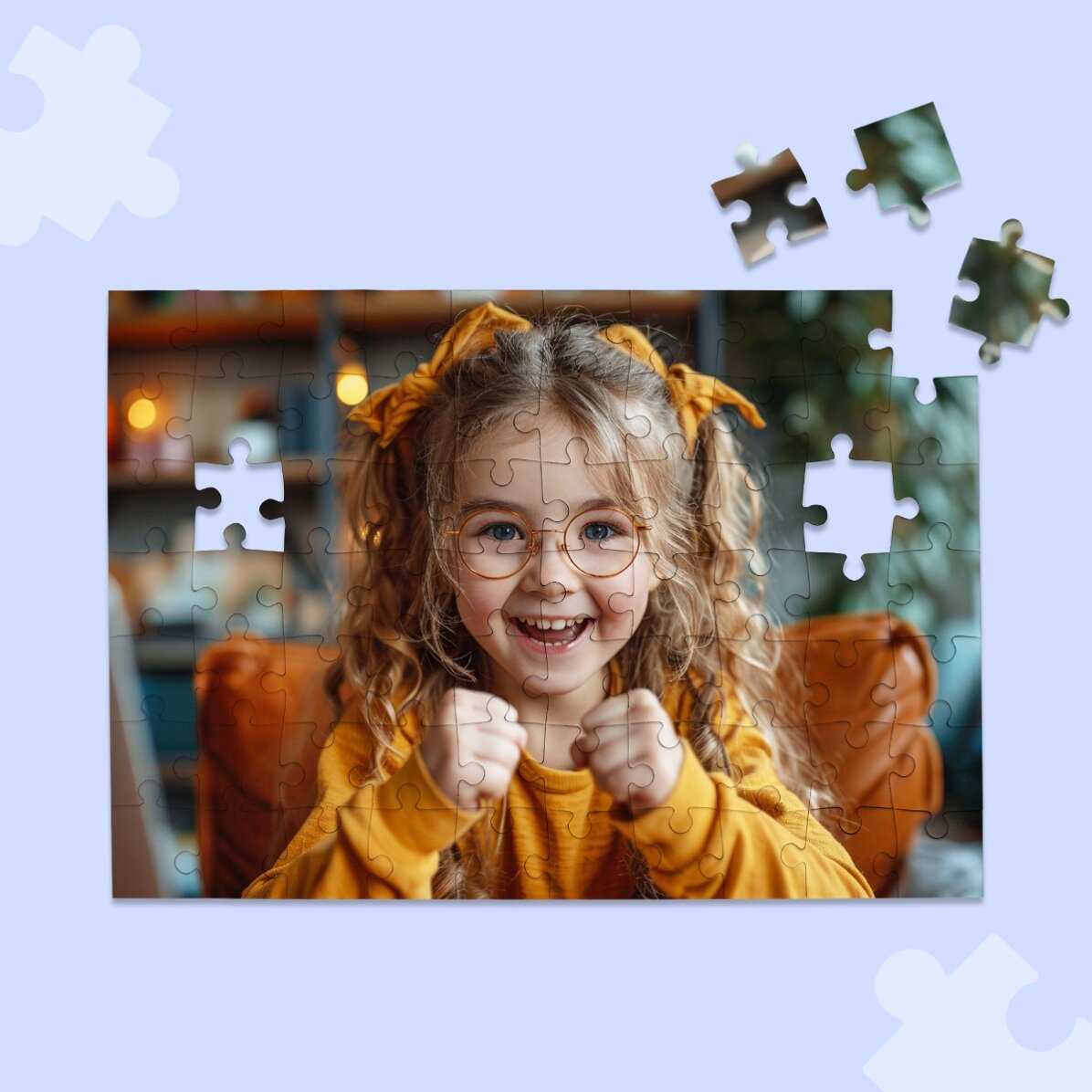 Gepersonaliseerde puzzel met een foto van 28 x 19 cm