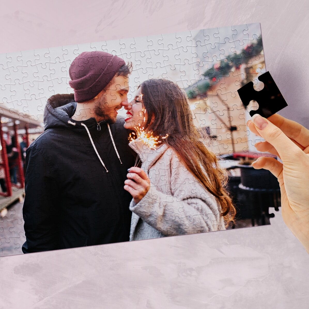 Gepersonaliseerde puzzel met een foto van 36 x 24 cm