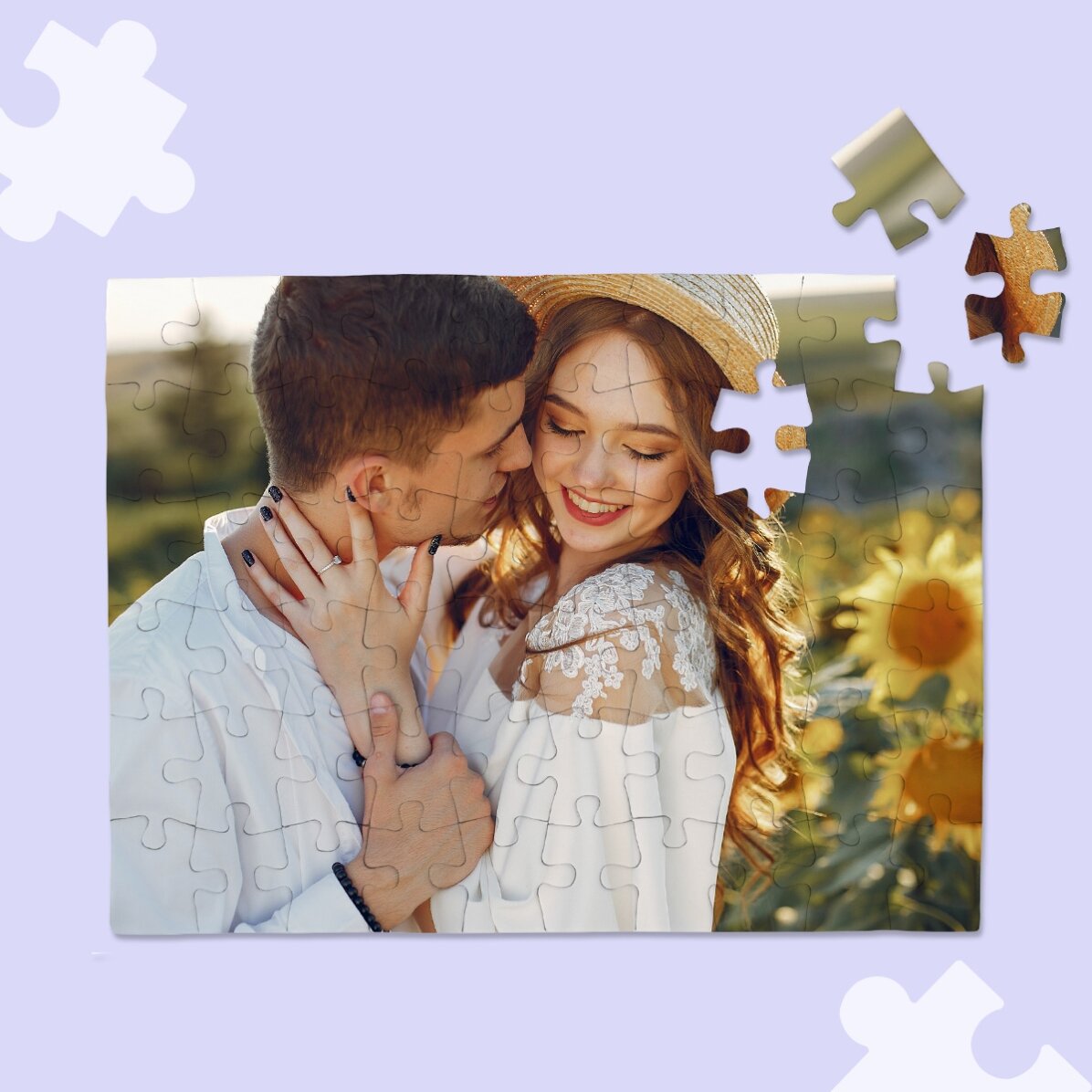 Gepersonaliseerde puzzel met een foto