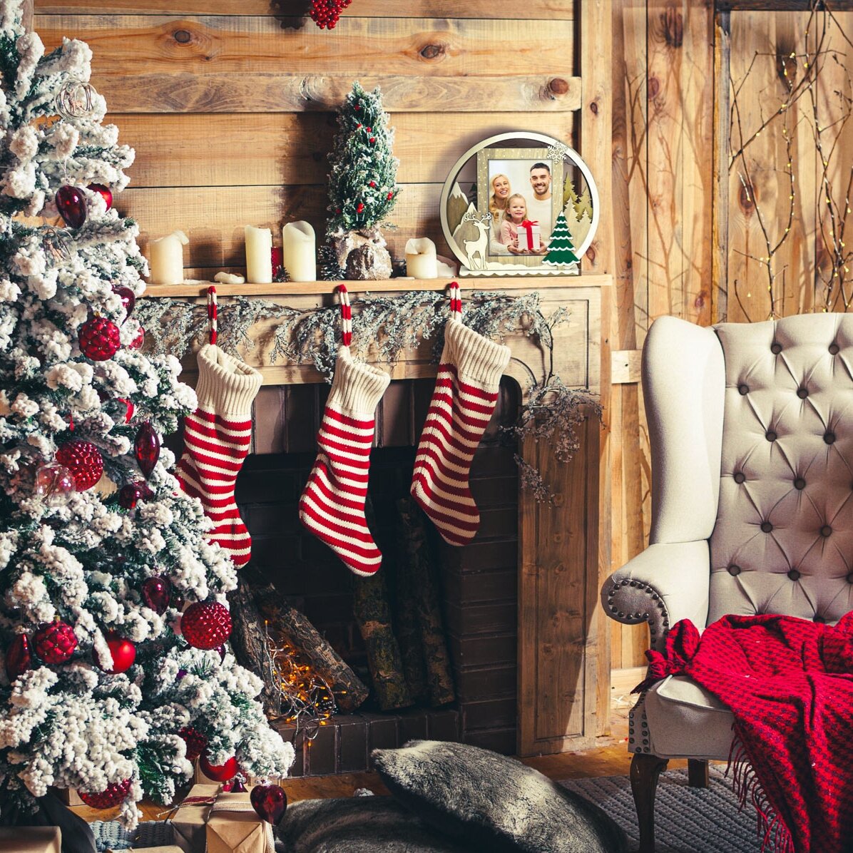 Kerstfotolijst - model Vester
