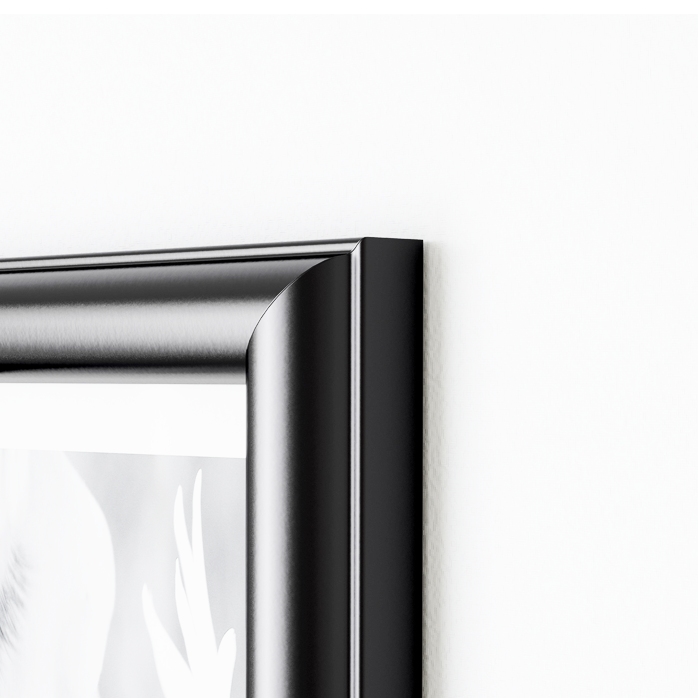 Gepersonaliseerd fotolijstje met één foto – passe-partout A4 liggend