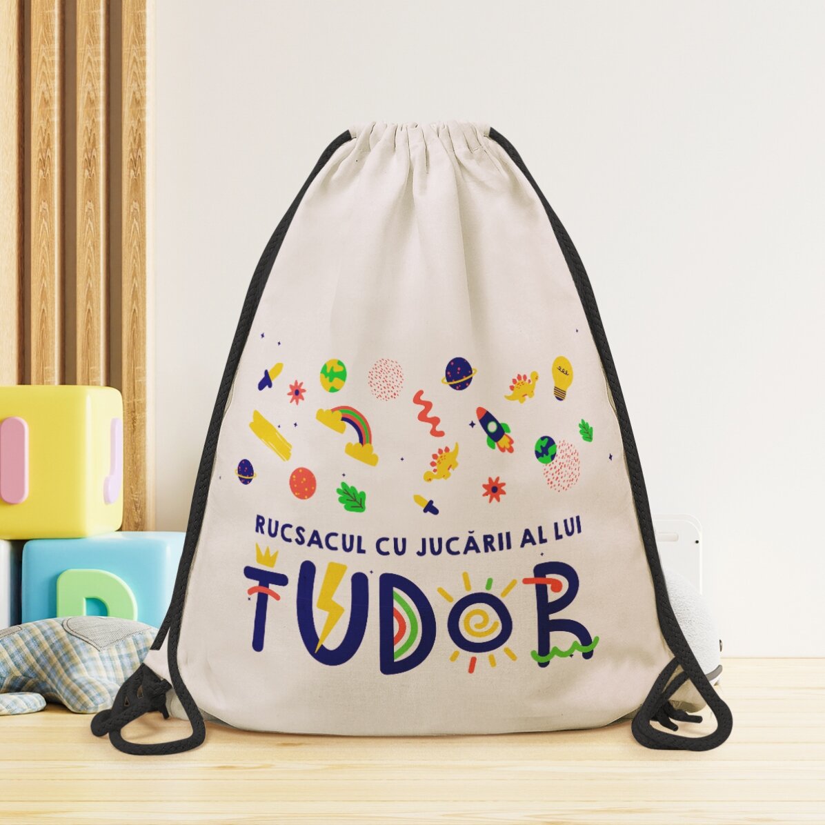 Rugzak met eigen tekst - Speelgoed