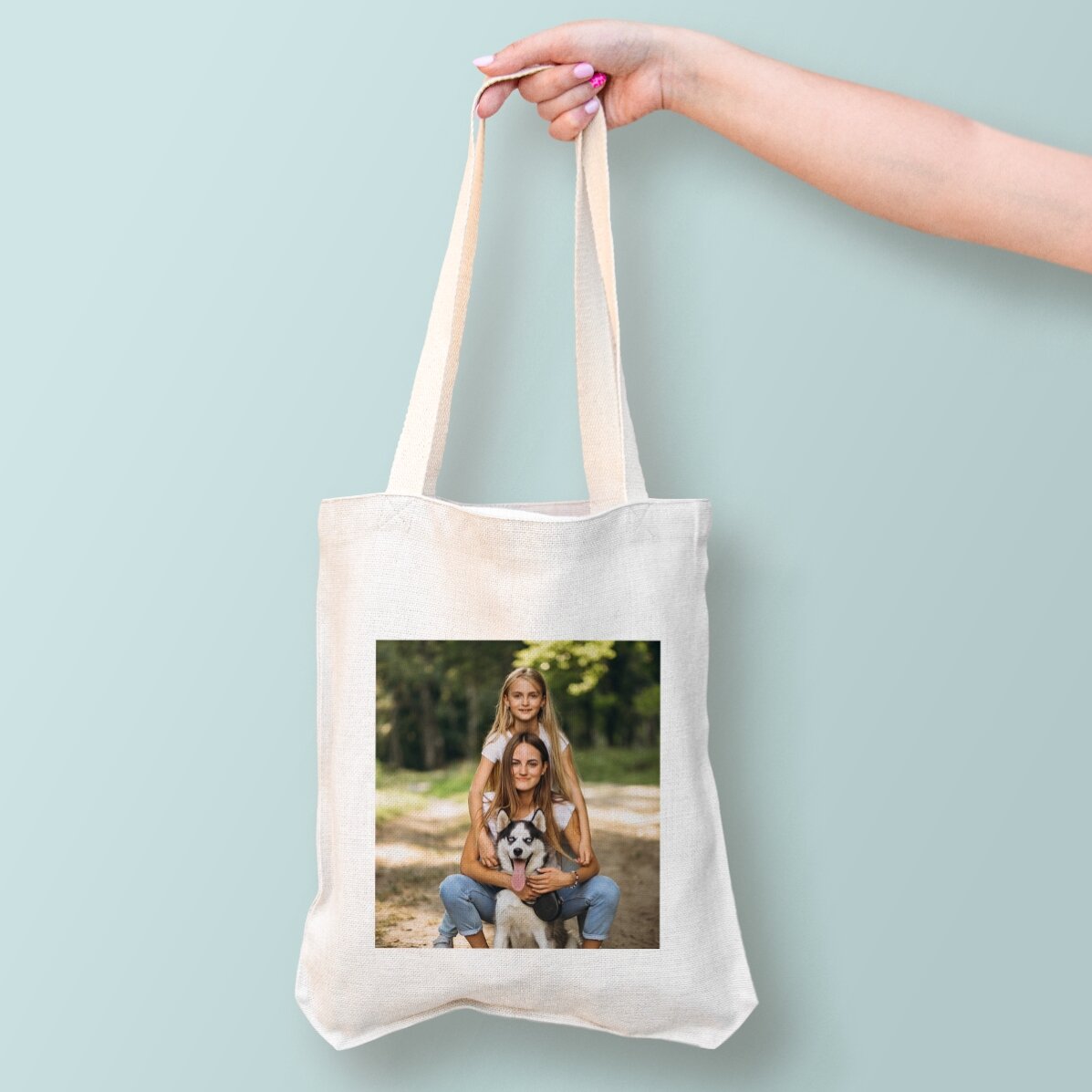 Gepersonaliseerde tas met foto