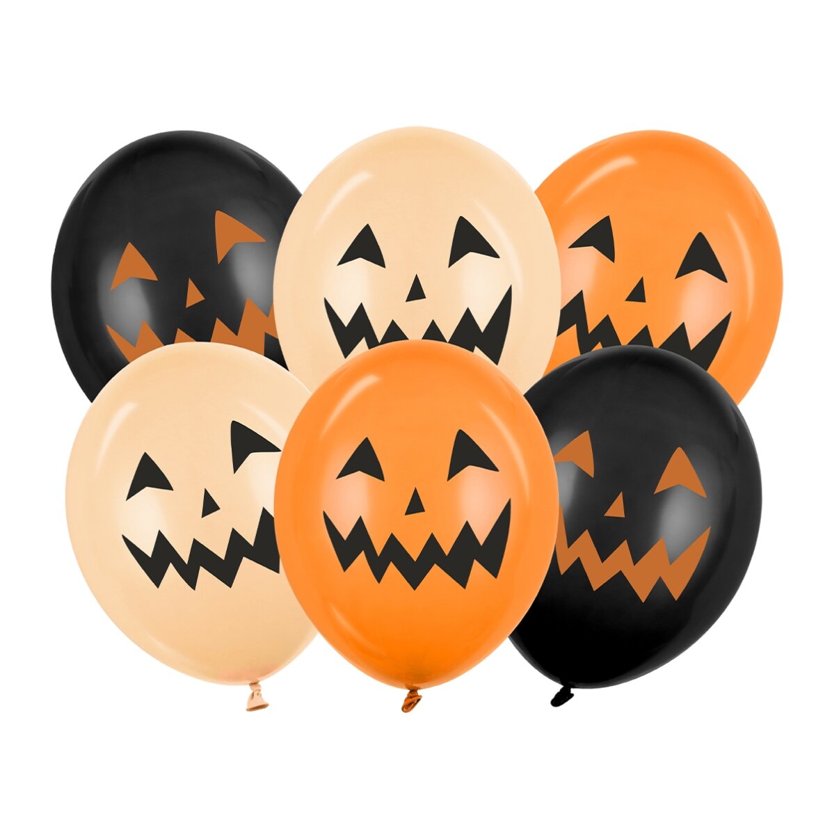 Set van 6 ballonnen - Halloween
