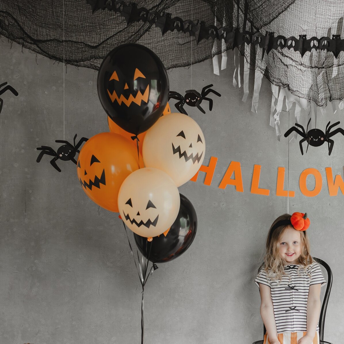 Set van 6 ballonnen - Halloween