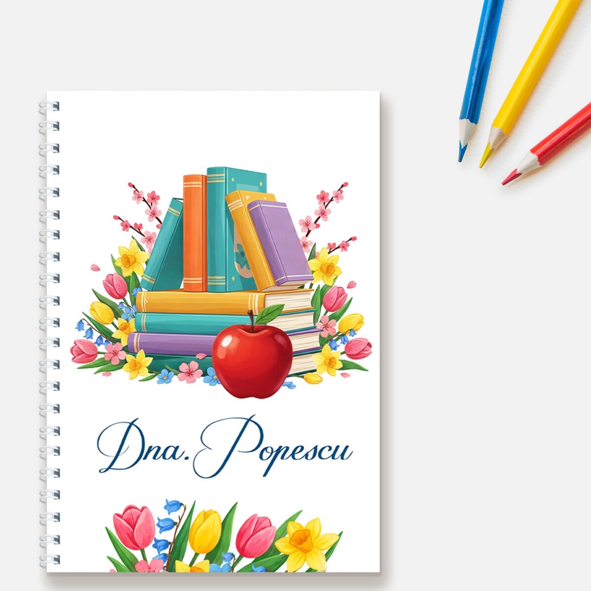 Cadeauset voor leraressen - Boeken en bloemen