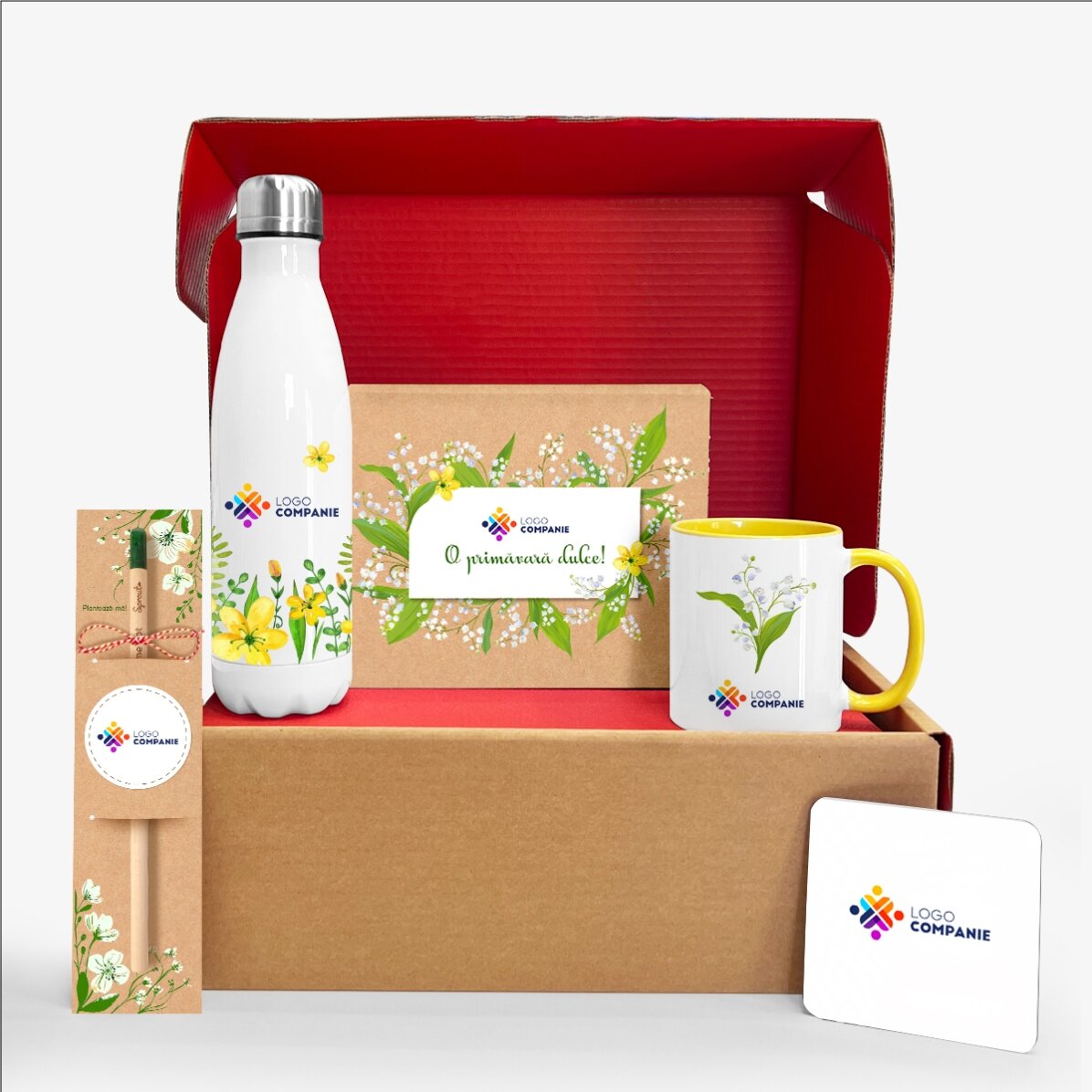 Personalised gift set with logo - 1st and 8th March