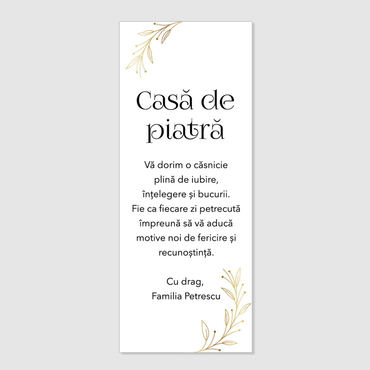 Gepersonaliseerde cadeauset voor een bruiloft