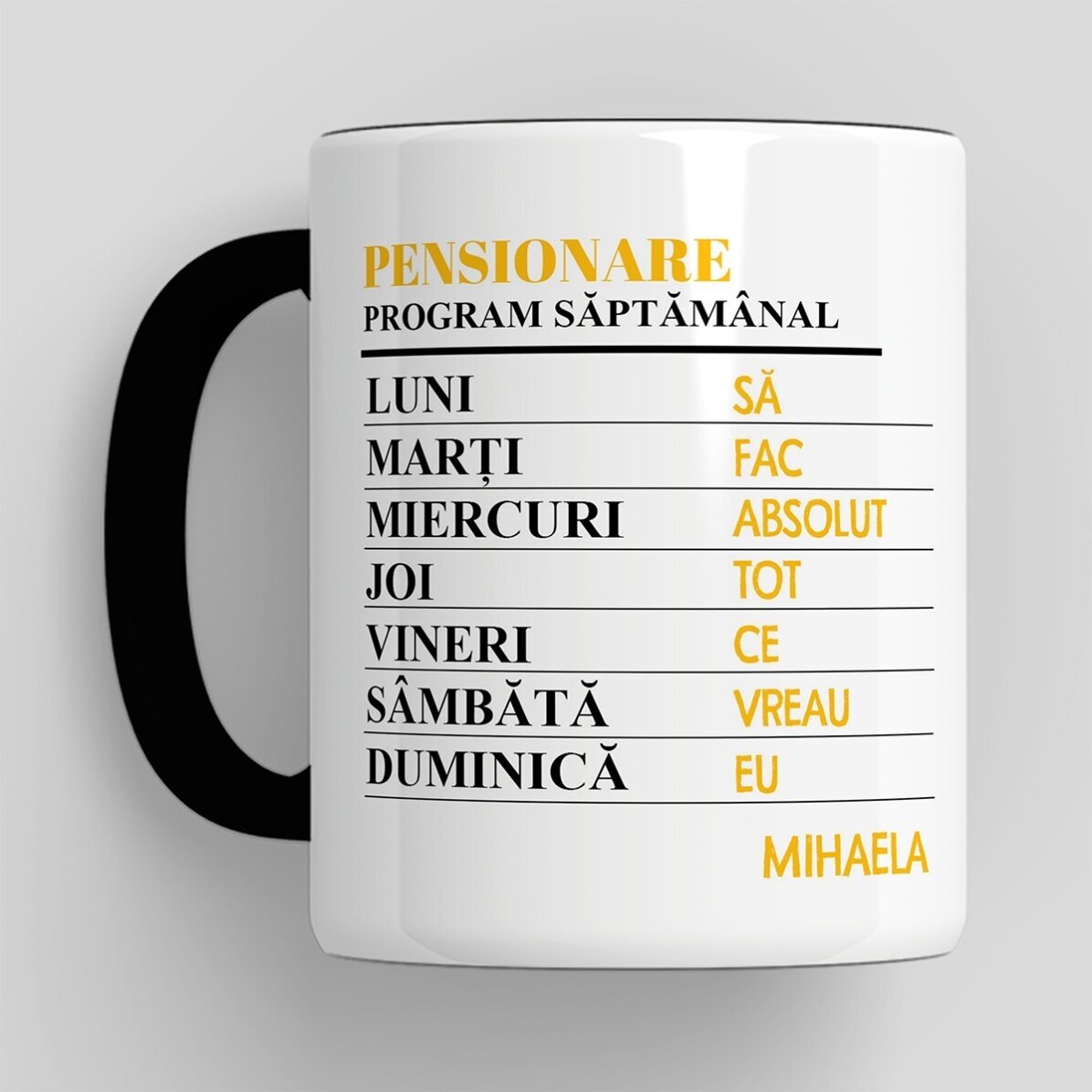 Gepersonaliseerde cadeauset voor pensionering
