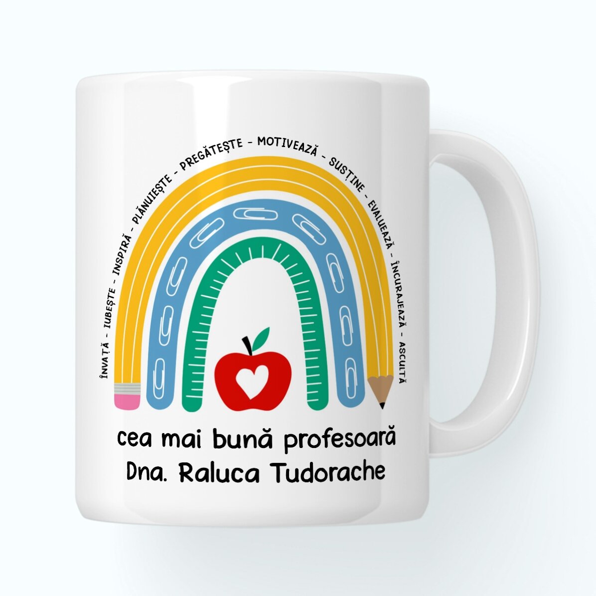 Gepersonaliseerde cadeauset voor de lerares - Dankbaarheid