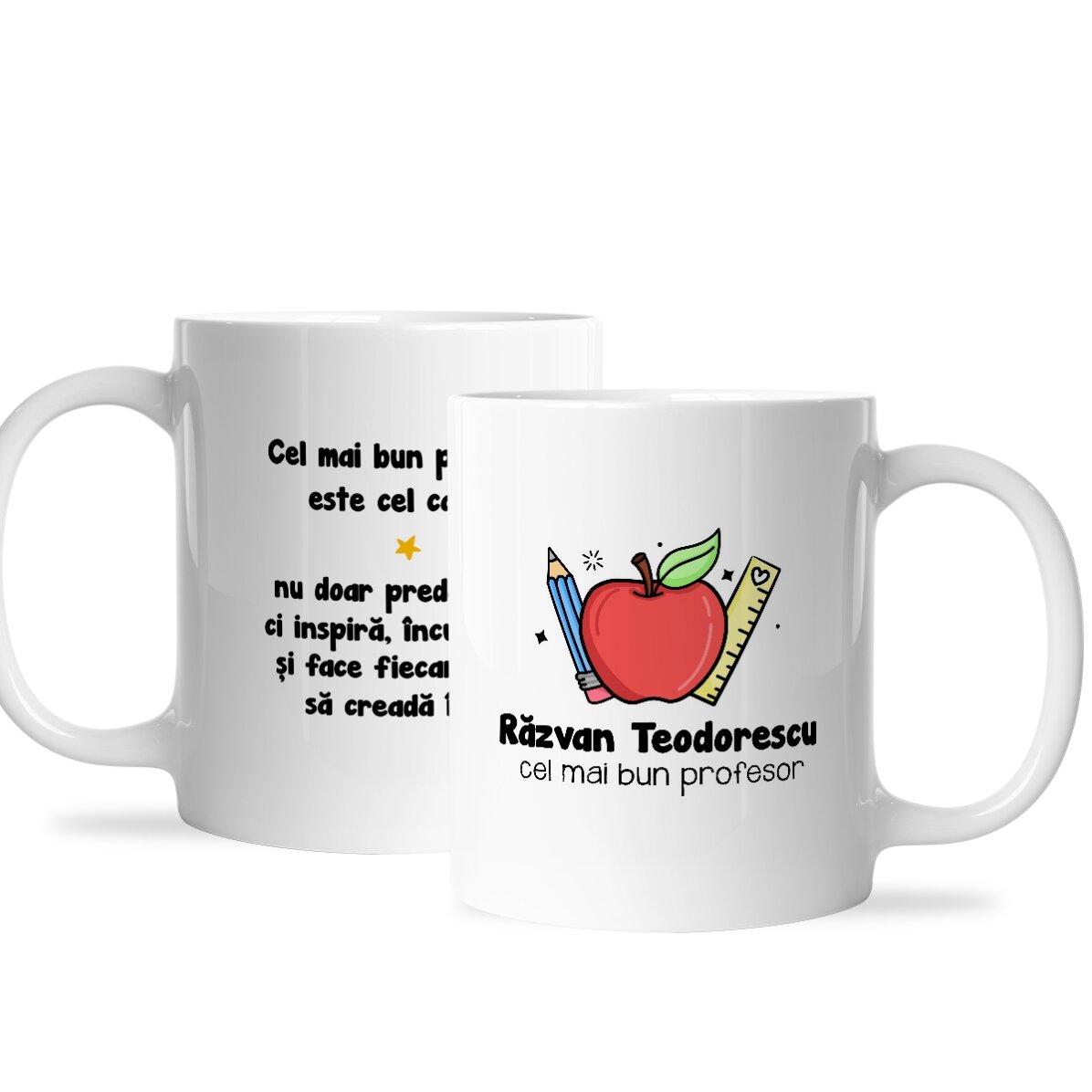 Gepersonaliseerde cadeauset voor het nieuwe schooljaar - Leraren/onderwijzers