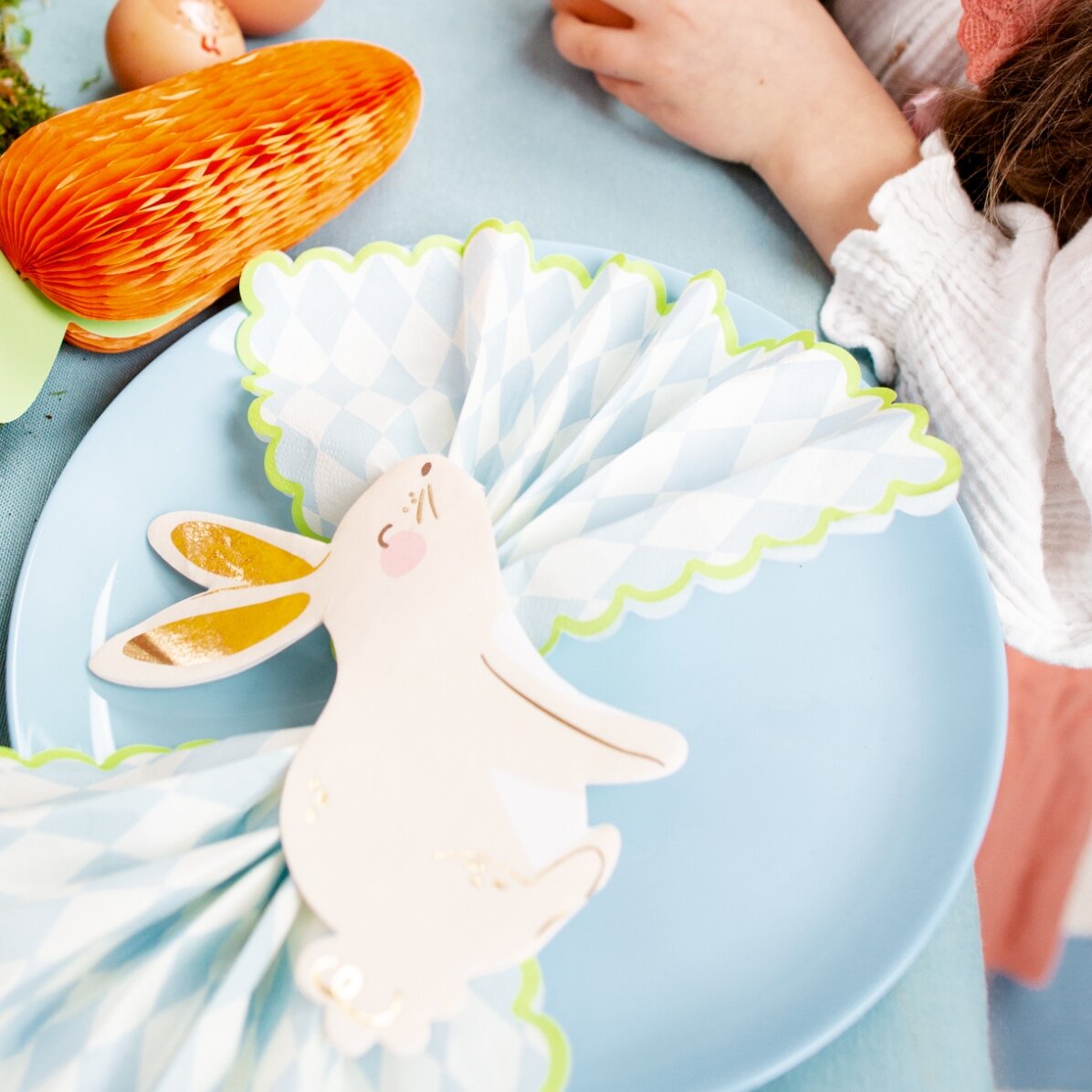 Set van 20 decoratieve servetten - Konijntje