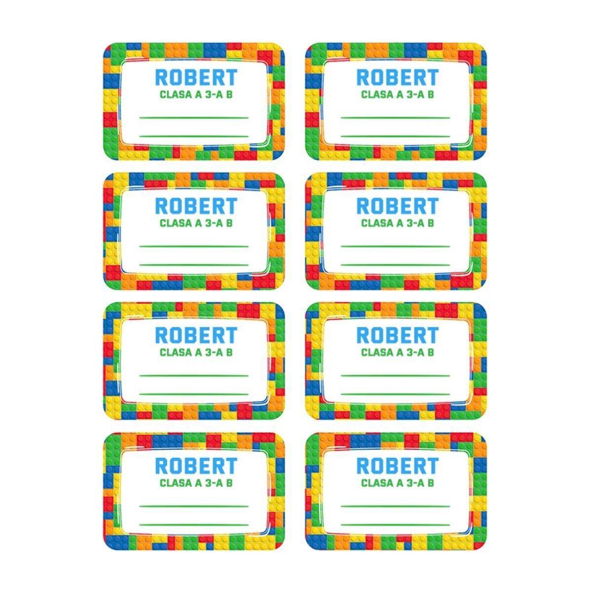 Gepersonaliseerde set voor school – Lego