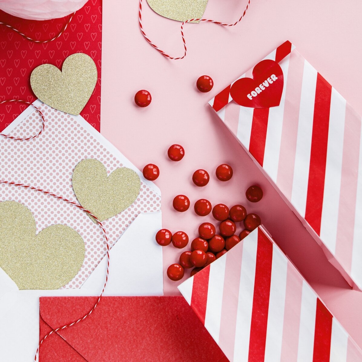 Set cadeautasjes - Sweet love