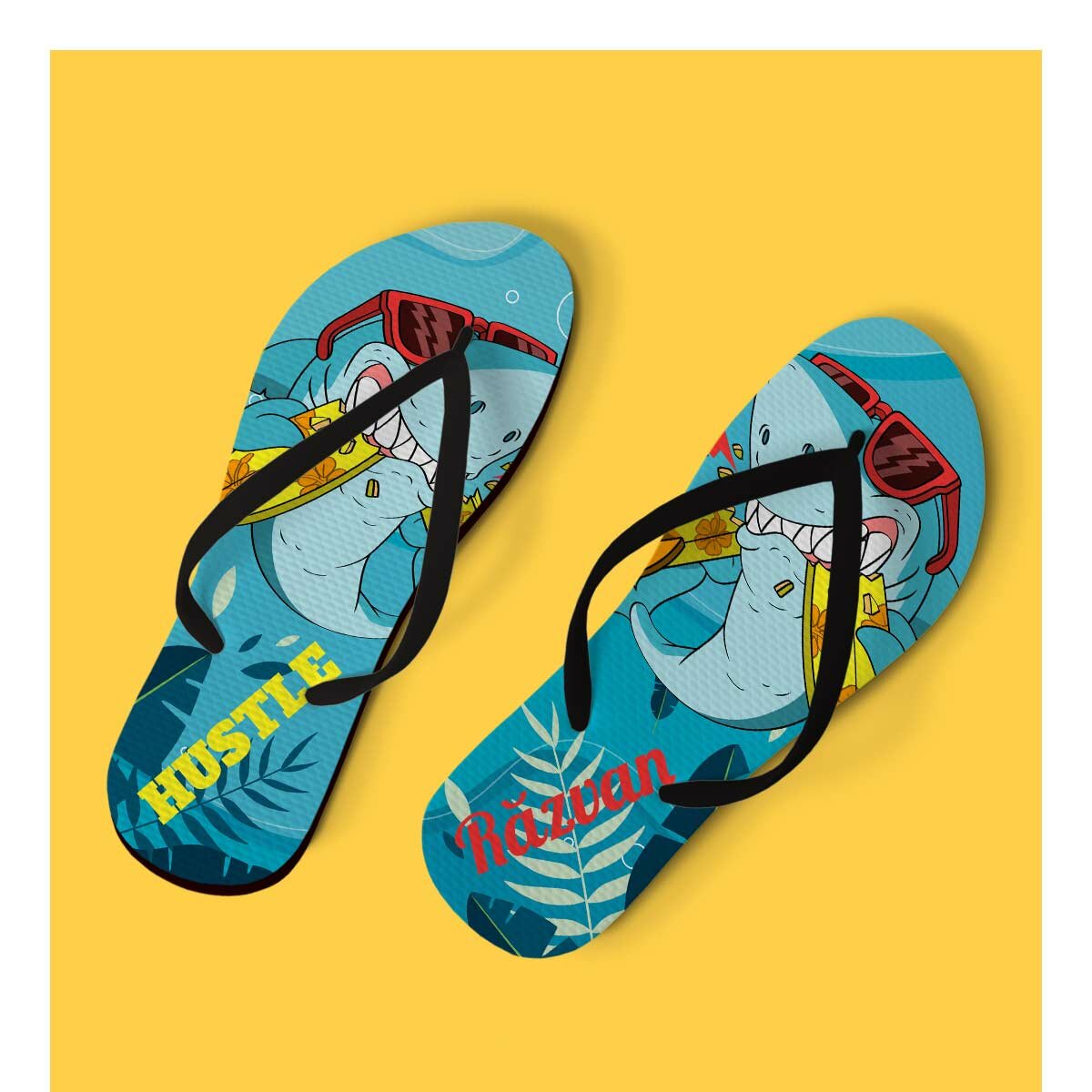 Gepersonaliseerde strandslippers