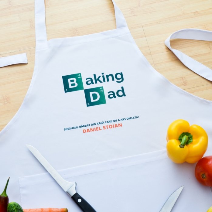 Custom apron - Baking Person