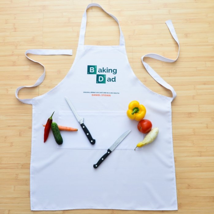 Custom apron - Baking Person