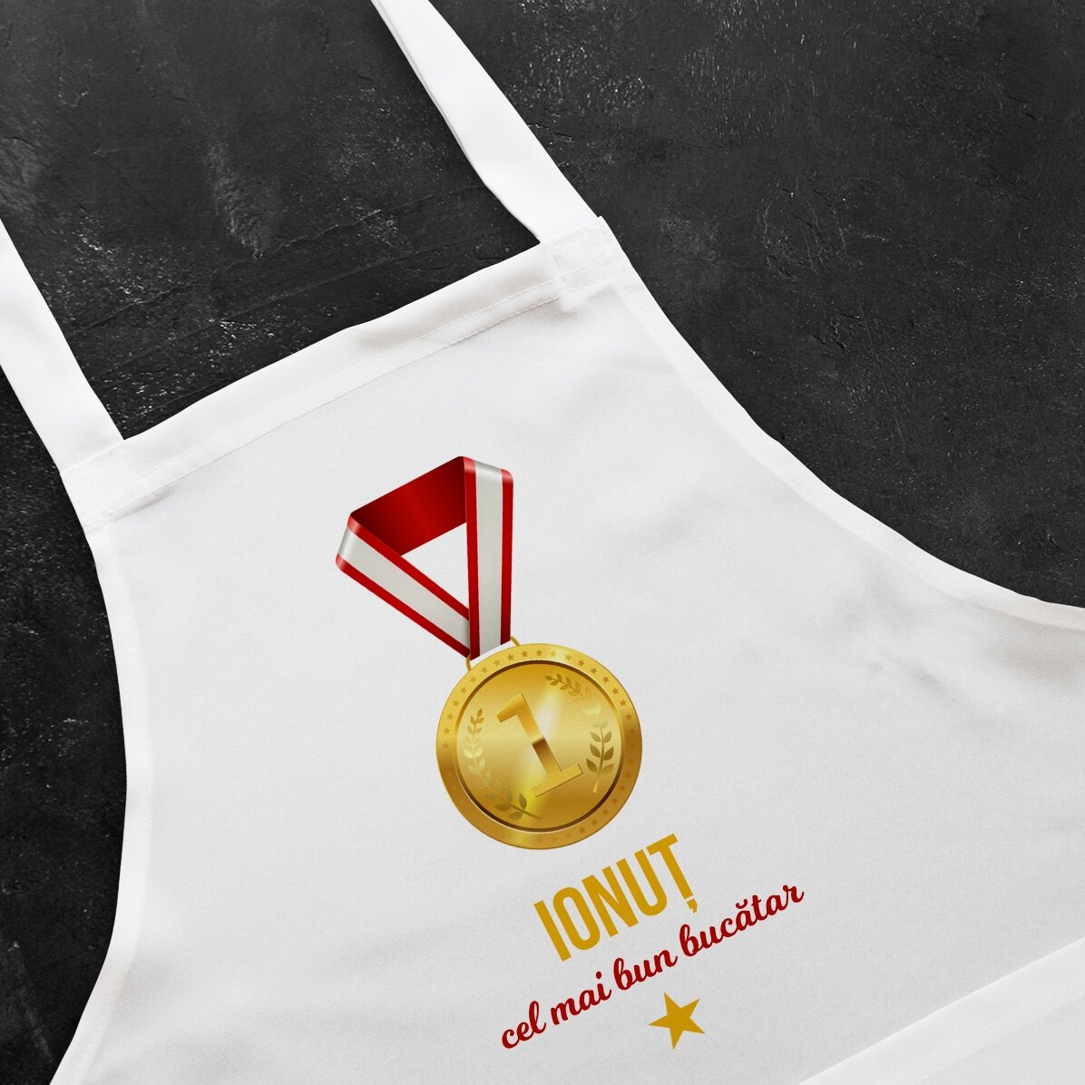 Customised apron - The best chef