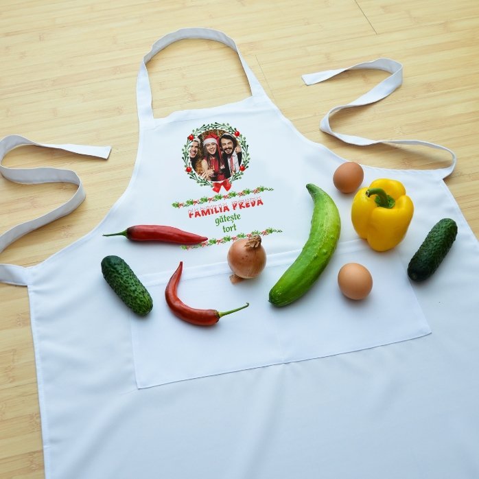 Personalised Christmas apron - The family cooks