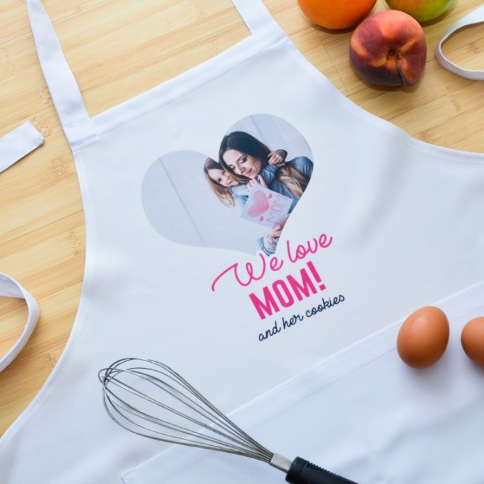 Gepersonaliseerd setje met een foto en tekst - We Love