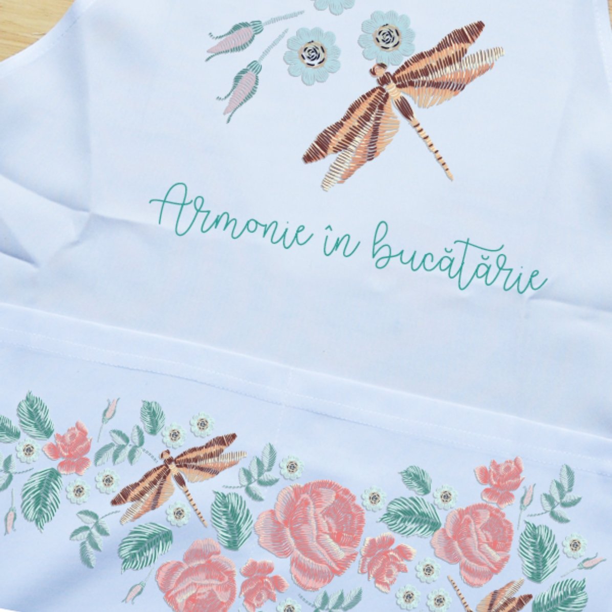 Op maat gemaakte schaal met tekst - Harmonie in de keuken
