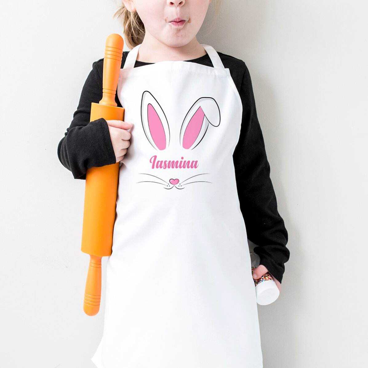 Op maat gemaakte tas voor kinderen met tekst - Bunny