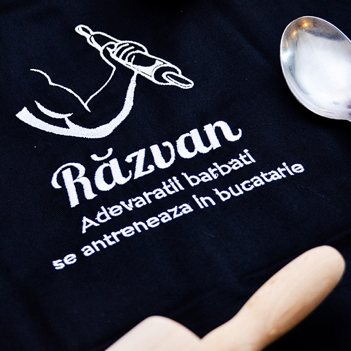 Gepersonaliseerde set met tekst - Sport in de keuken