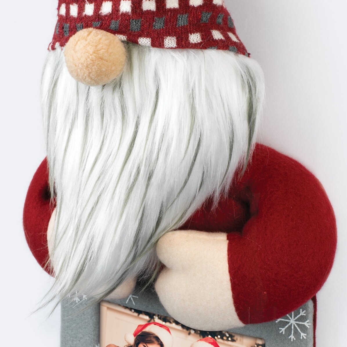 Spiridus-kerstfotolijst voor 3 foto’s – model Boris