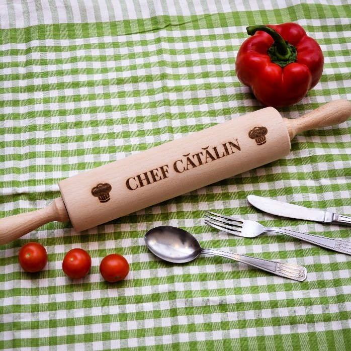 Op maat gemaakte houten lepel - Chef