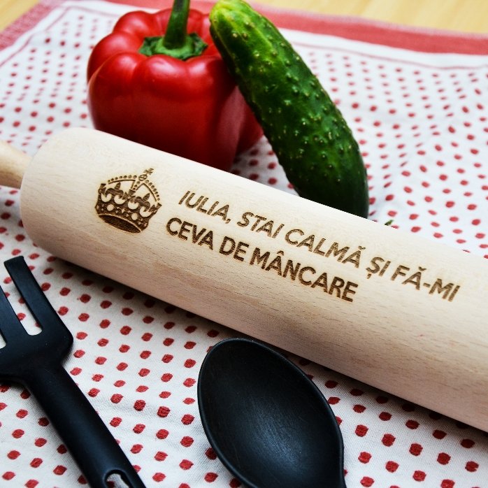 Gepersonaliseerde houten draaier - Keep Calm