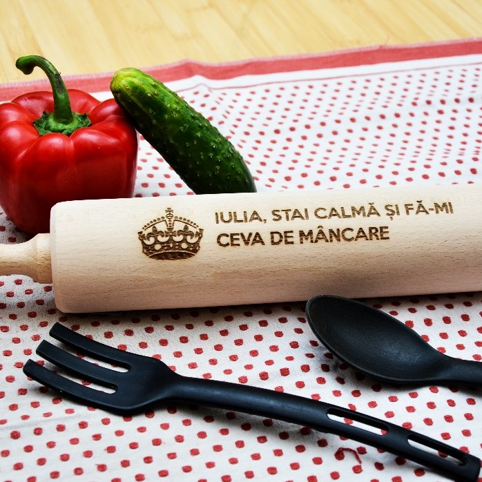 Gepersonaliseerde houten draaier - Keep Calm