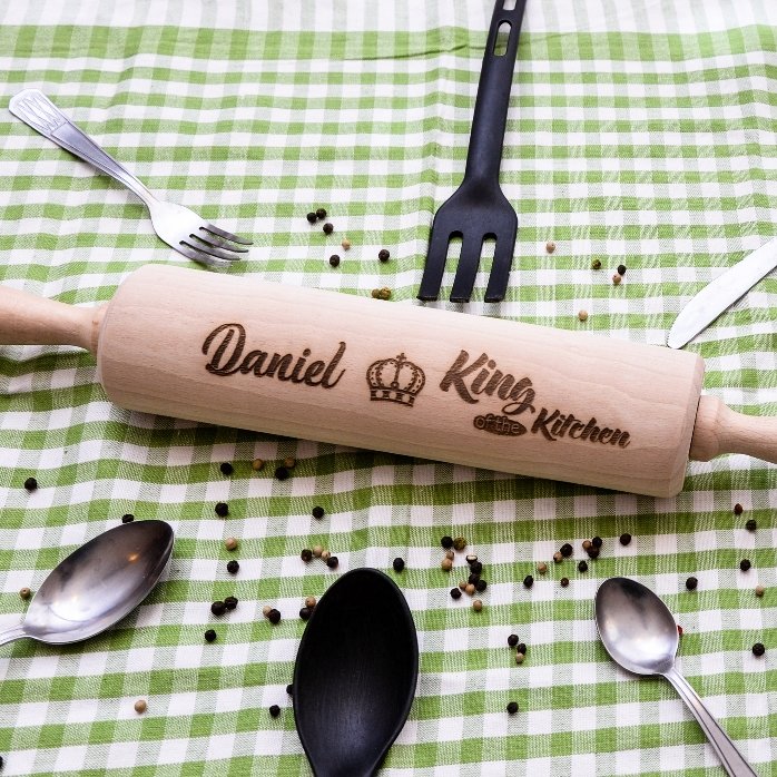 Op maat gemaakte houten draaibank - King of the Kitchen