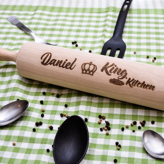 Op maat gemaakte houten draaibank - King of the Kitchen