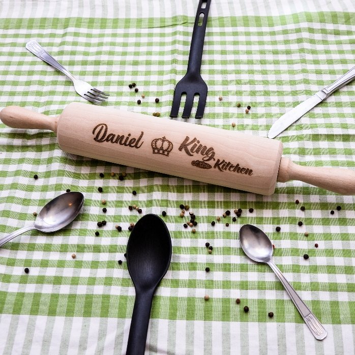 Op maat gemaakte houten draaibank - King of the Kitchen
