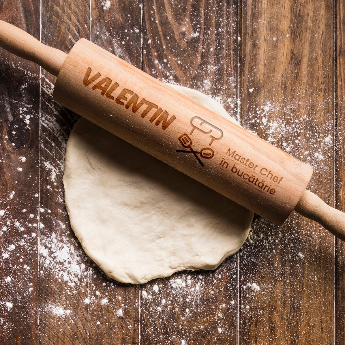 Op maat gemaakte houten lepel - MasterChef in de keuken