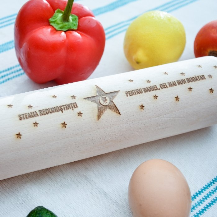 Op maat gemaakte houten draaier - De ster van dankbaarheid