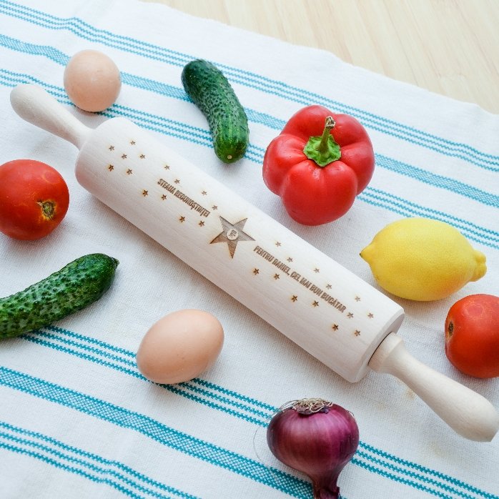 Op maat gemaakte houten draaier - De ster van dankbaarheid