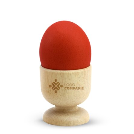 Personalised egg holder with logo