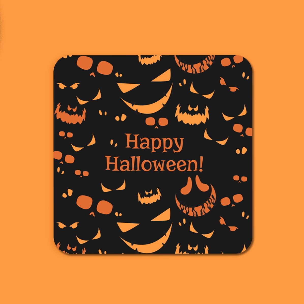 Glashouder met gepersonaliseerde tekst - Halloween