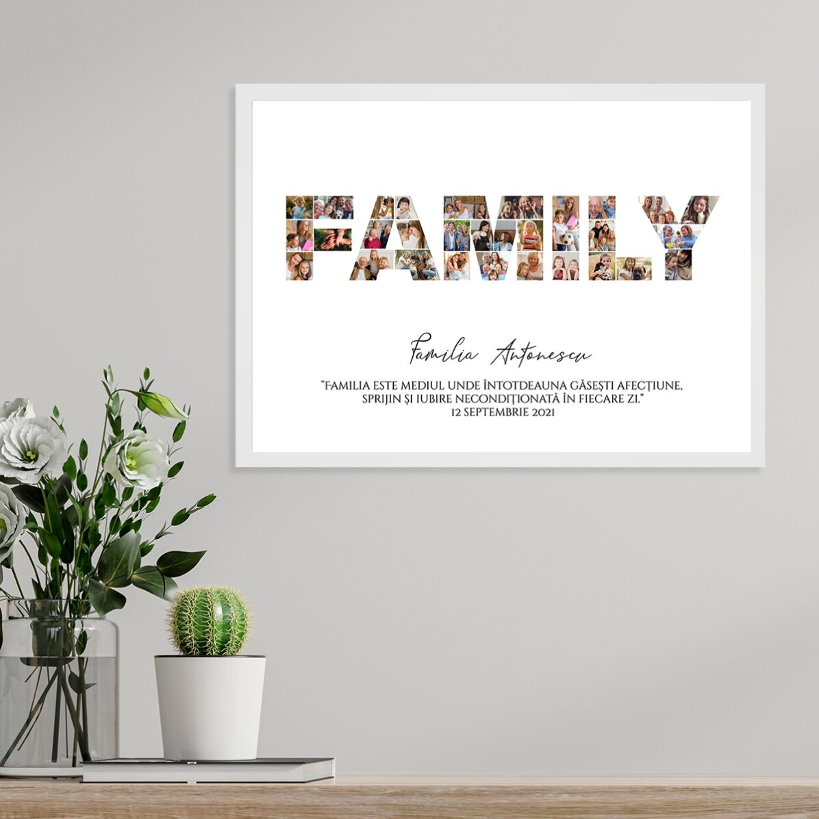 Gepersonaliseerd landschapsschilderij met 30 foto