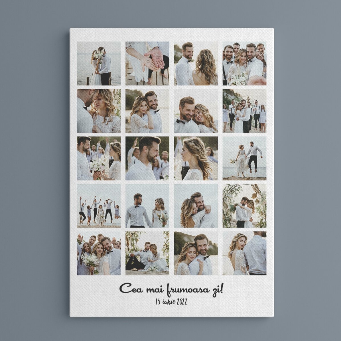 Gepersonaliseerd schilderij met 20 foto