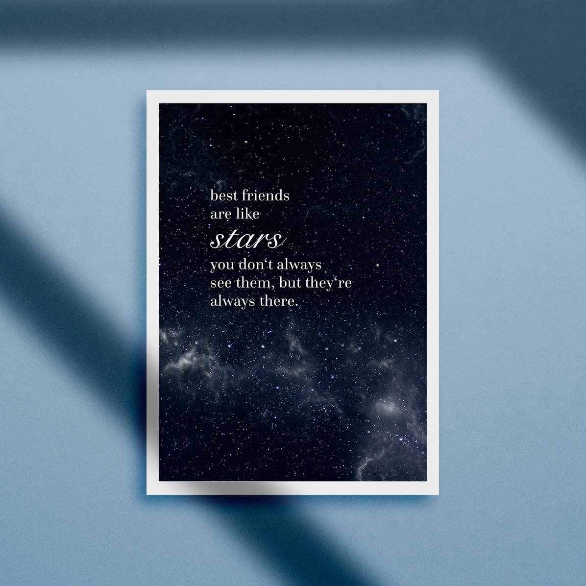 Gepersonaliseerd schilderij met tekst - Best Friends