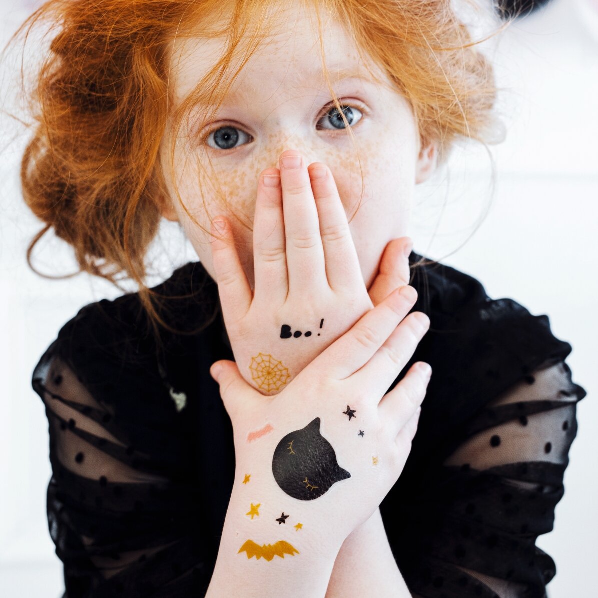 Temporary Halloween tattoos