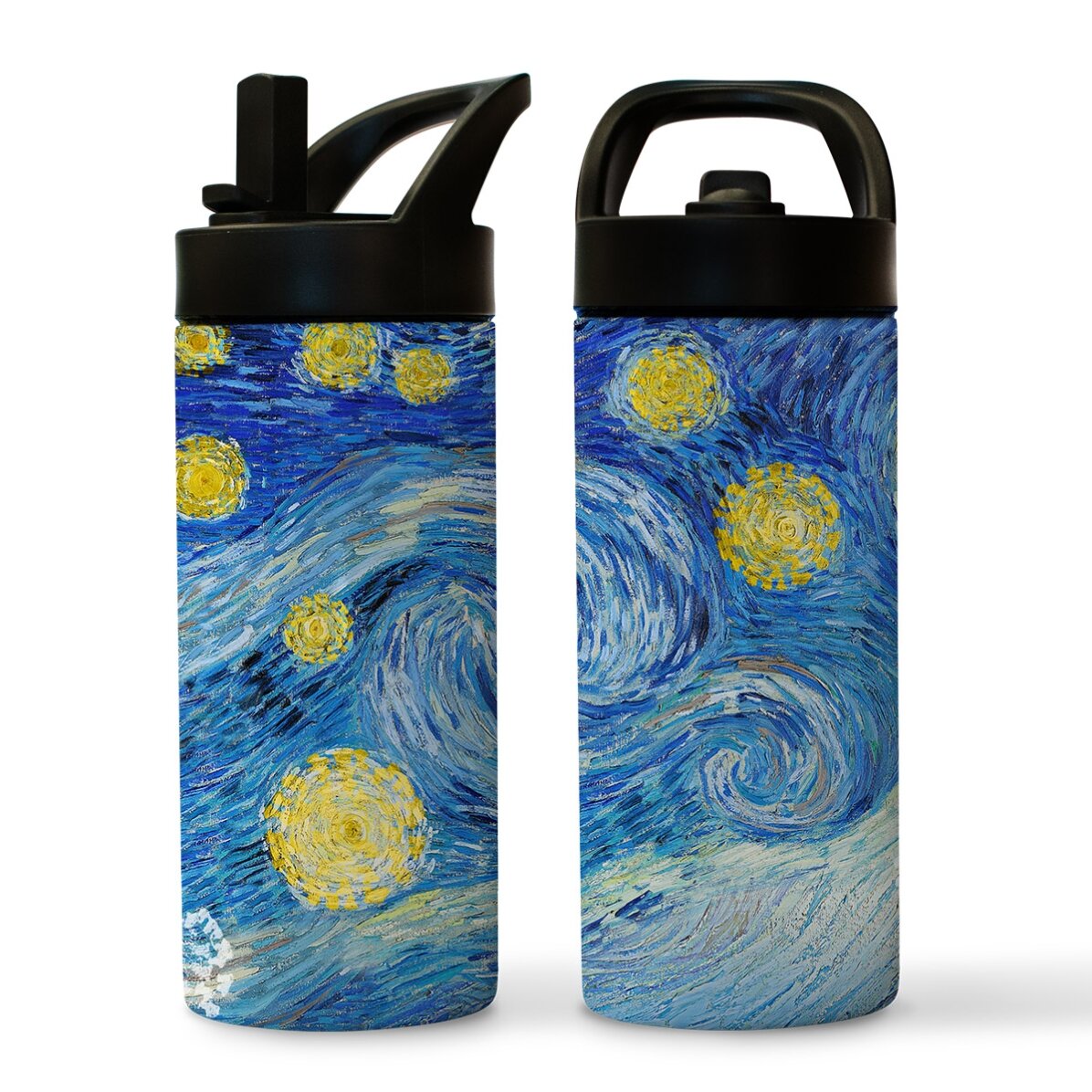 Thermosfles met handvat en rietje - Abstract-collectie