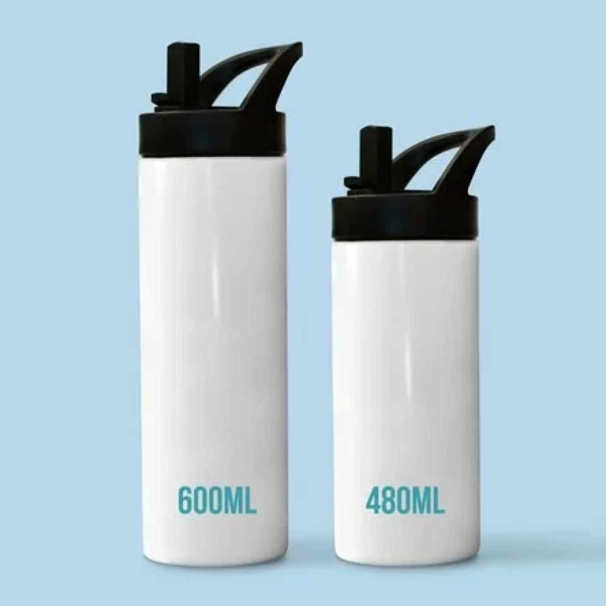 Thermos with handle and straw personalised with name for children - Airplane Master